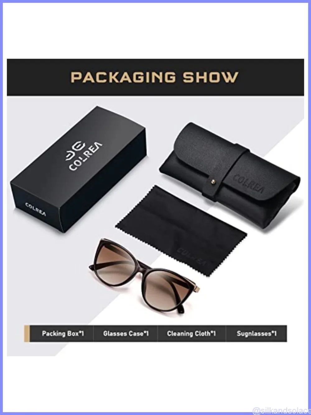 Cat Eye Sunglasses UV400 Protection Full Frame Women